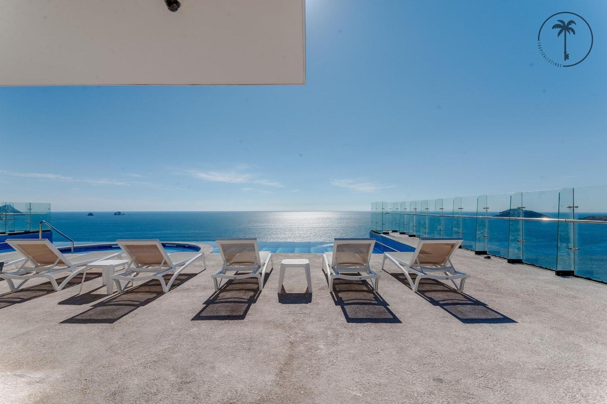 Hermosa Vista Al Mar, Condominio De Lujo! Mazatlán Kültér fotó