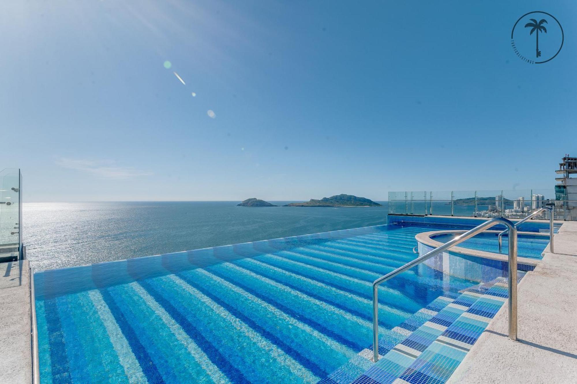 Hermosa Vista Al Mar, Condominio De Lujo! Mazatlán Kültér fotó