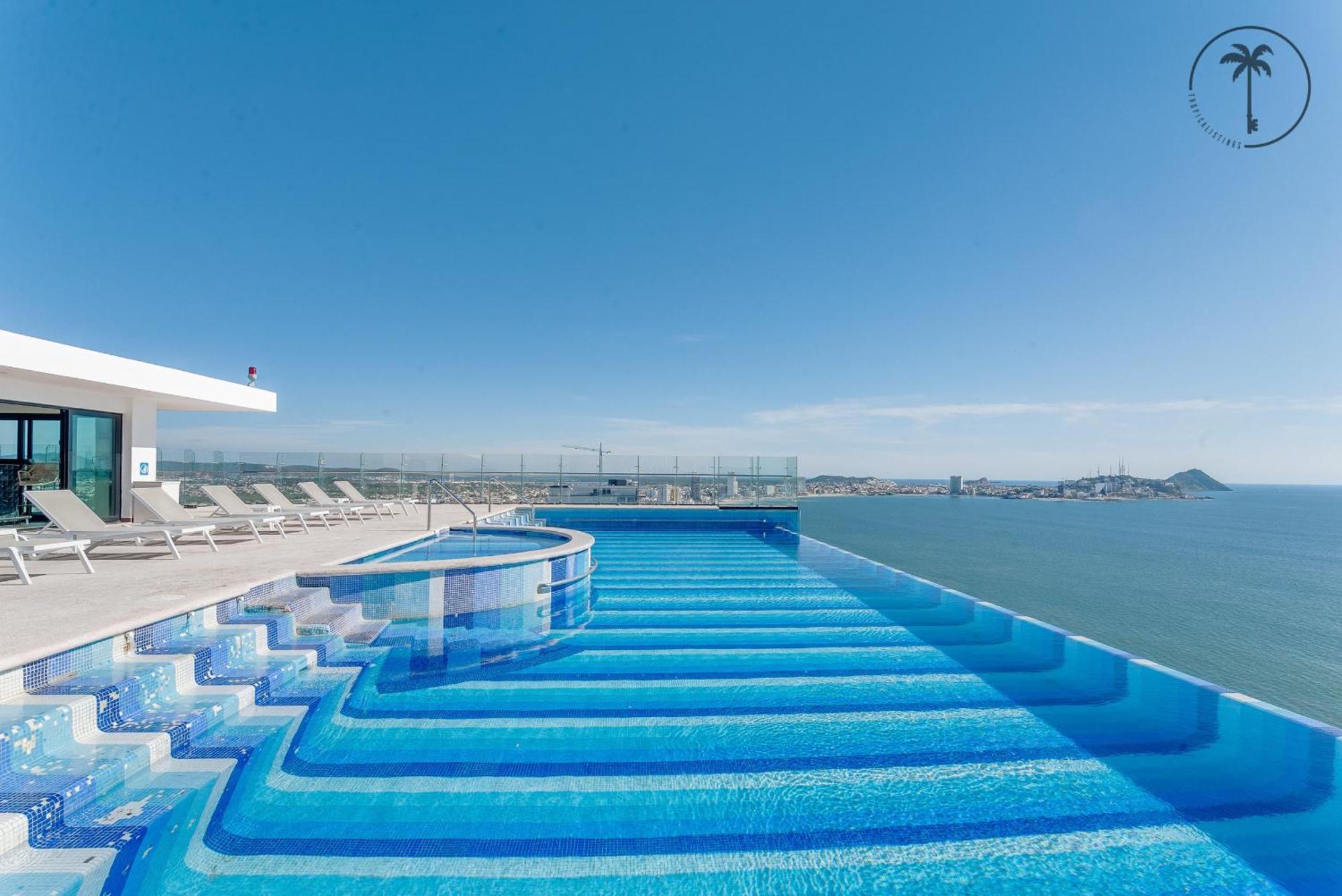 Hermosa Vista Al Mar, Condominio De Lujo! Mazatlán Kültér fotó