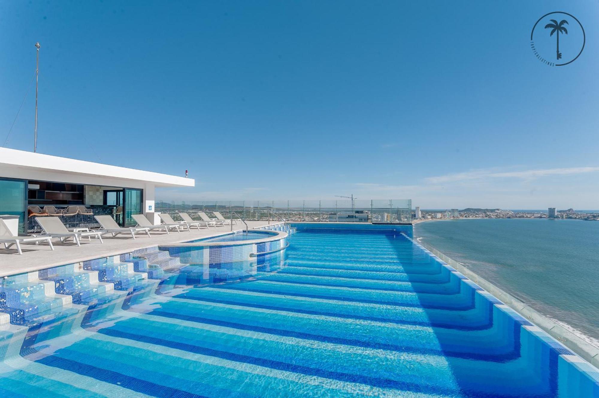 Hermosa Vista Al Mar, Condominio De Lujo! Mazatlán Kültér fotó