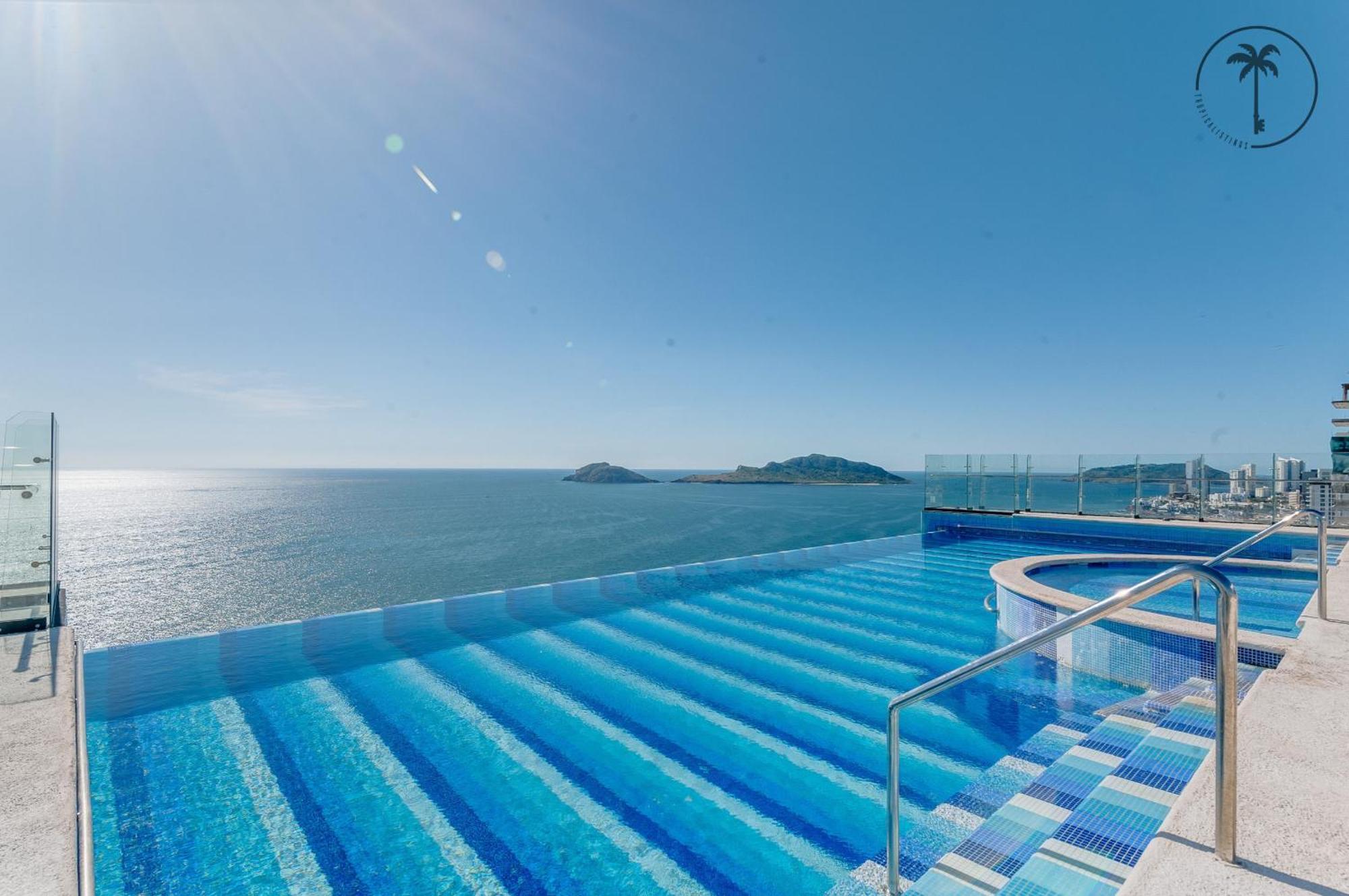 Hermosa Vista Al Mar, Condominio De Lujo! Mazatlán Kültér fotó