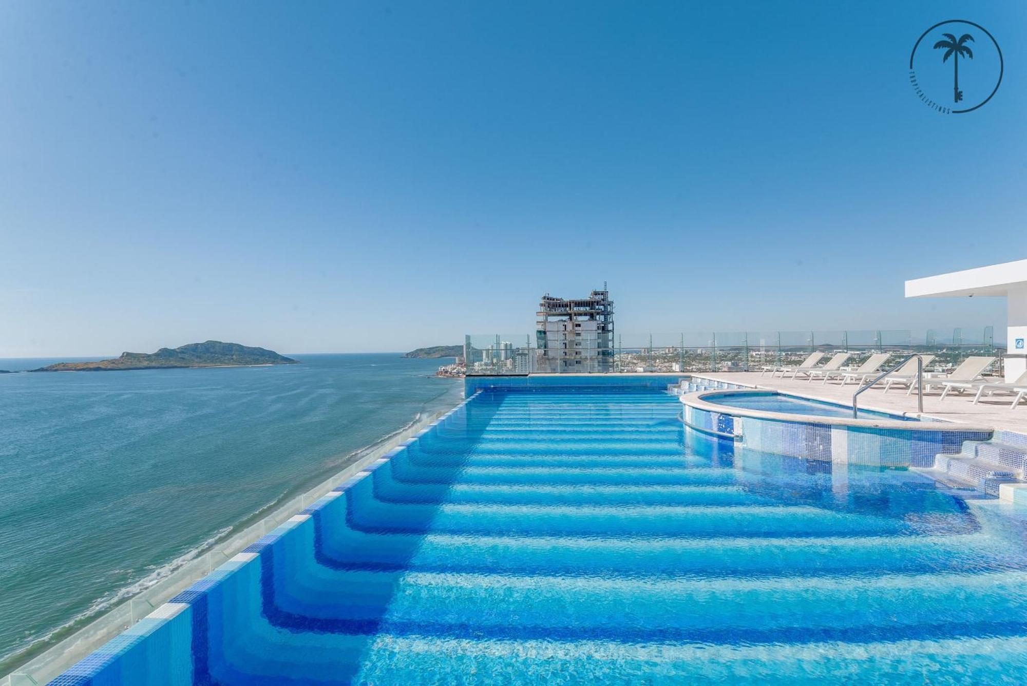 Hermosa Vista Al Mar, Condominio De Lujo! Mazatlán Kültér fotó